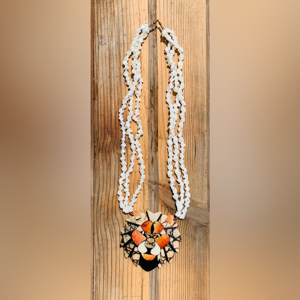 Vintage Lion Head Pendant